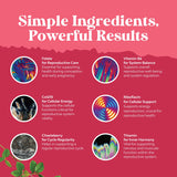 Natures Craft disposición de ingredientes clave para claridad sobre formulación