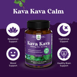 Natures Craft etiqueta con información de kavalactones y certificaciones claras