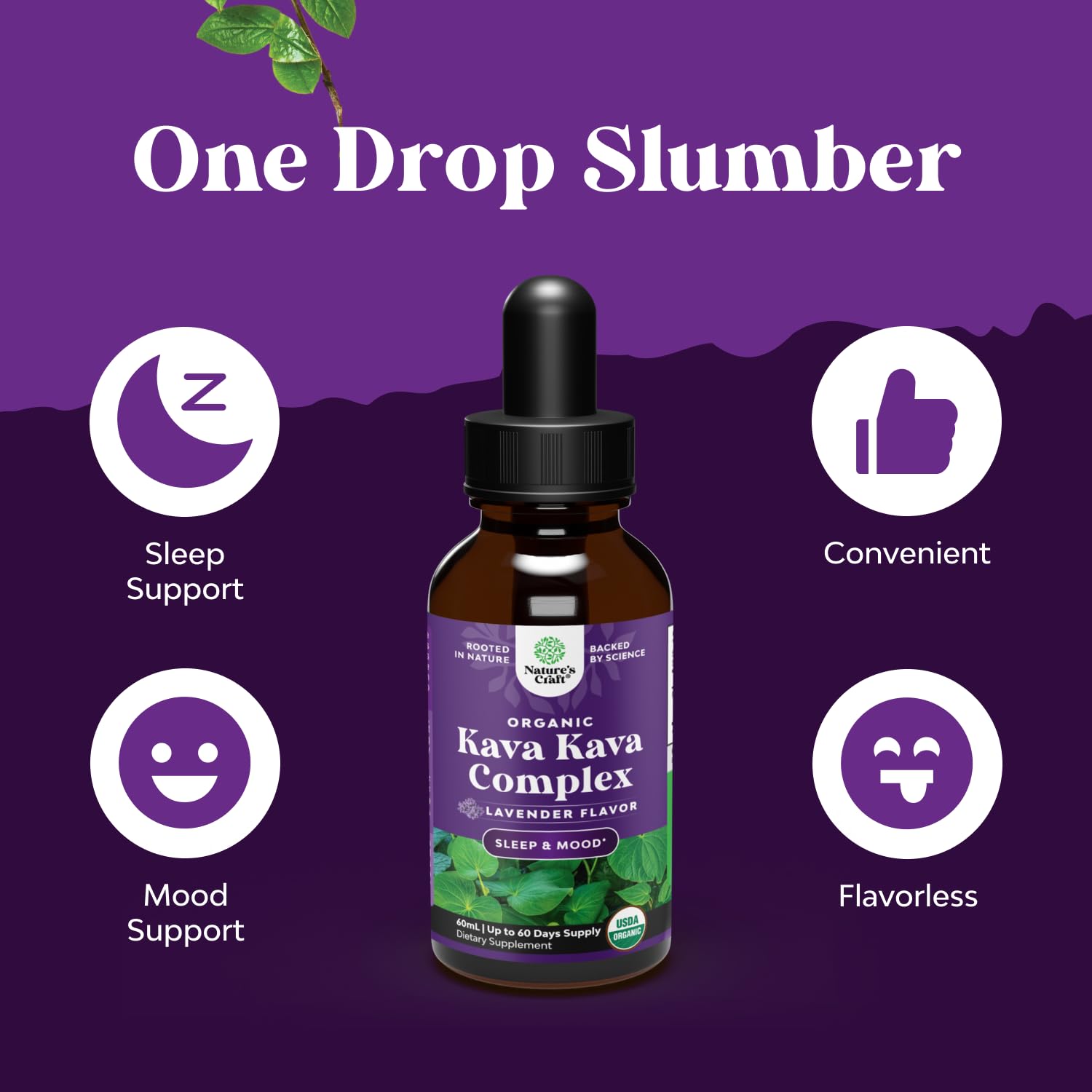 Natures Craft demostración de uso con cuentagotas para dosificar 1 mL