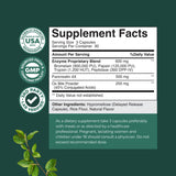 Natures Craft tabla nutricional ampliada para ver dosis y componentes