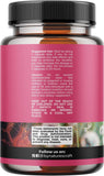Natures Craft envase abierto con 60 cápsulas, indica duración del suministro