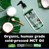 Nature's Diet botella en estante de cocina mostrando almacenamiento apropiado