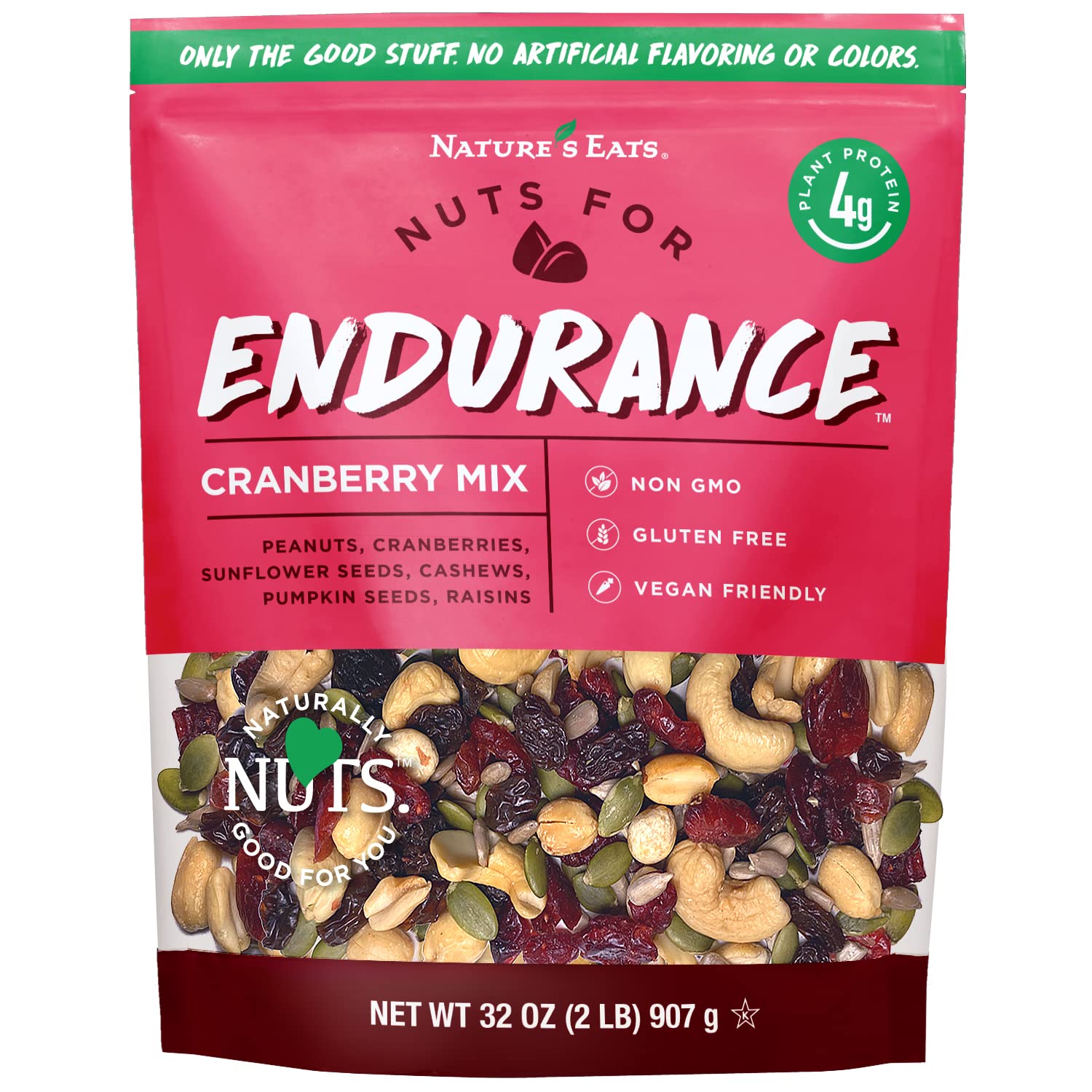 Nature's Eats envase frontal 32 oz mostrando etiqueta y beneficio nutritivo