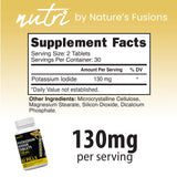Nature's Fusions etiqueta con certificaciones NSF y cGMP para confianza