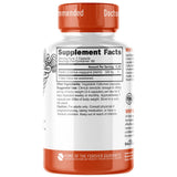 Nature's Fusions etiqueta nutricional en detalle con certificación de pruebas