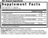 Nature's Fusions etiqueta nutricional y lista de ingredientes para transparencia