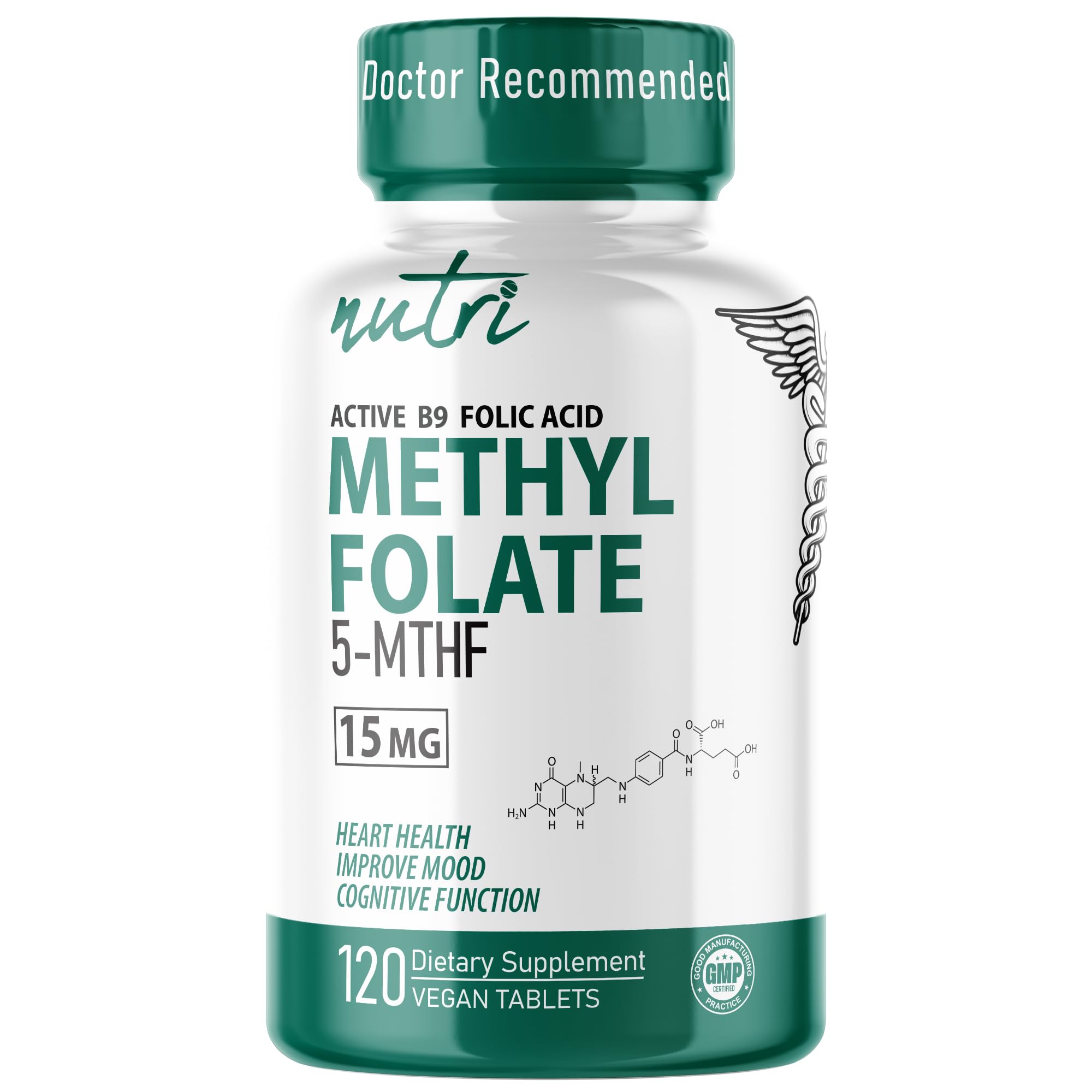 Nature's Fusions frasco delante mostrando etiqueta y cantidad, confianza en calidad