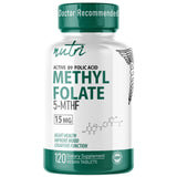 Nature's Fusions frasco delante mostrando etiqueta y cantidad, confianza en calidad