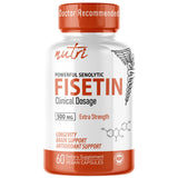Nature's Fusions frasco delantero mostrando etiqueta y beneficio de dosis clínica