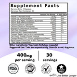 Nature's Fusions etiqueta con lista de ingredientes para transparencia y confianza
