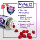Nature's Gummies gomitas en uso por persona activa, apoya movilidad