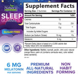 Nature's Gummies primer plano de textura gomita y beneficio facilidad de masticar
