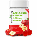 Nature's Key frasco frontal mostrando 120 gomitas y etiqueta informativa