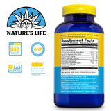 Nature's Life etiqueta detallada con ingredientes y beneficios claros