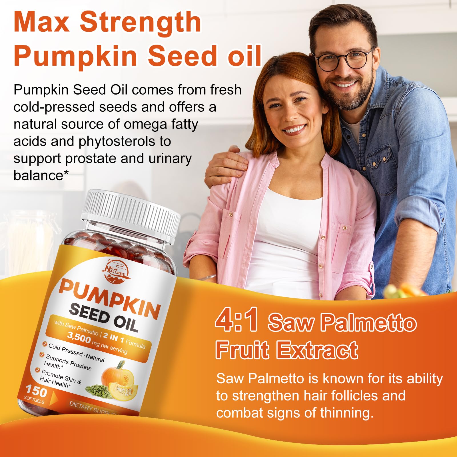 Nature's live etiqueta con ingredientes y concentración de 3500 mg por porción