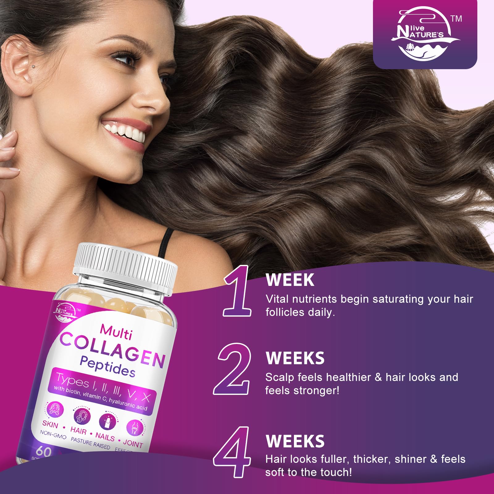 Nature's live etiqueta nutricional detalle de ingredientes y dosis