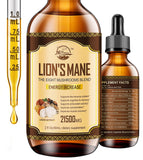 Nature's live frasco frontal mostrando etiqueta y beneficio de claridad mental