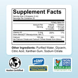 Nature's Nutra etiqueta con ingredientes y beneficios para seguridad del padre