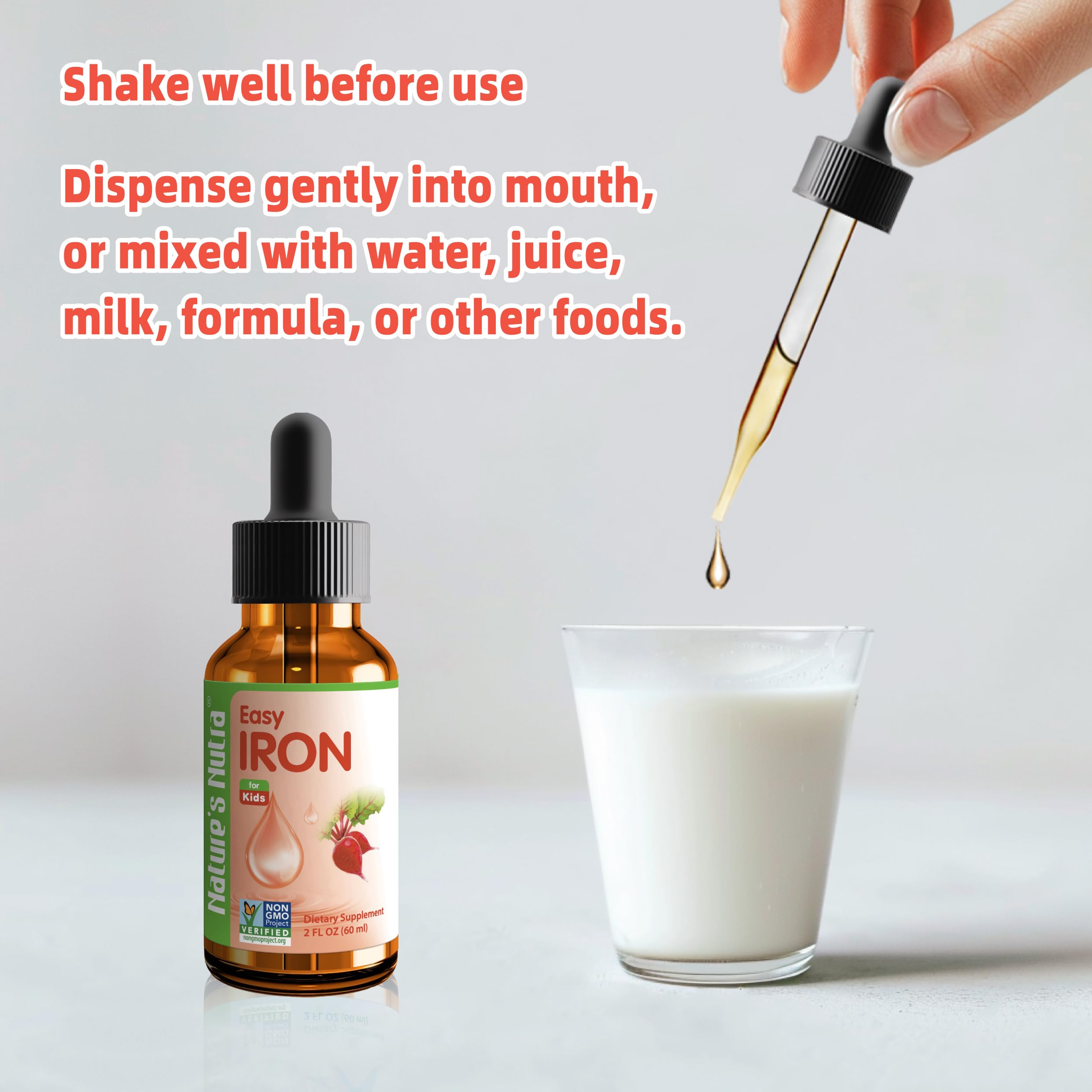 Nature's Nutra etiqueta con ingredientes y certificaciones claras