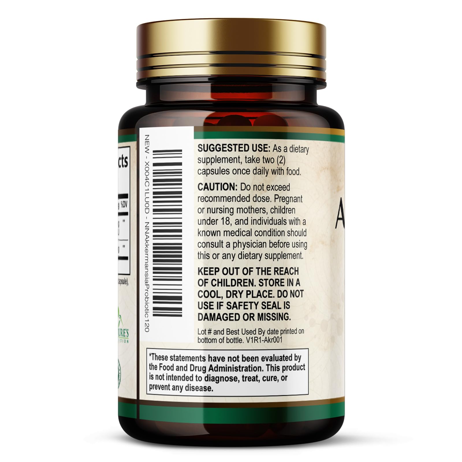 Nature's Nutrition cápsulas junto a rutina matutina para uso diario