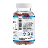 Nature's Nutrition gominolas junto a monedas mostrando tamaño y cantidad del producto