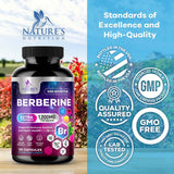 Nature's Nutrition etiqueta nutricional legible mostrando dosis y pureza