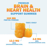 Nature's Nutrition bote abierto con gominolas listas para tomar, conveniencia diaria