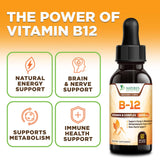 Nature's Nutrition botella al lado de una mano para comparar tamaño