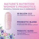 Nature's Nutrition cápsulas dentro de la caja abierta mostrando cantidad real