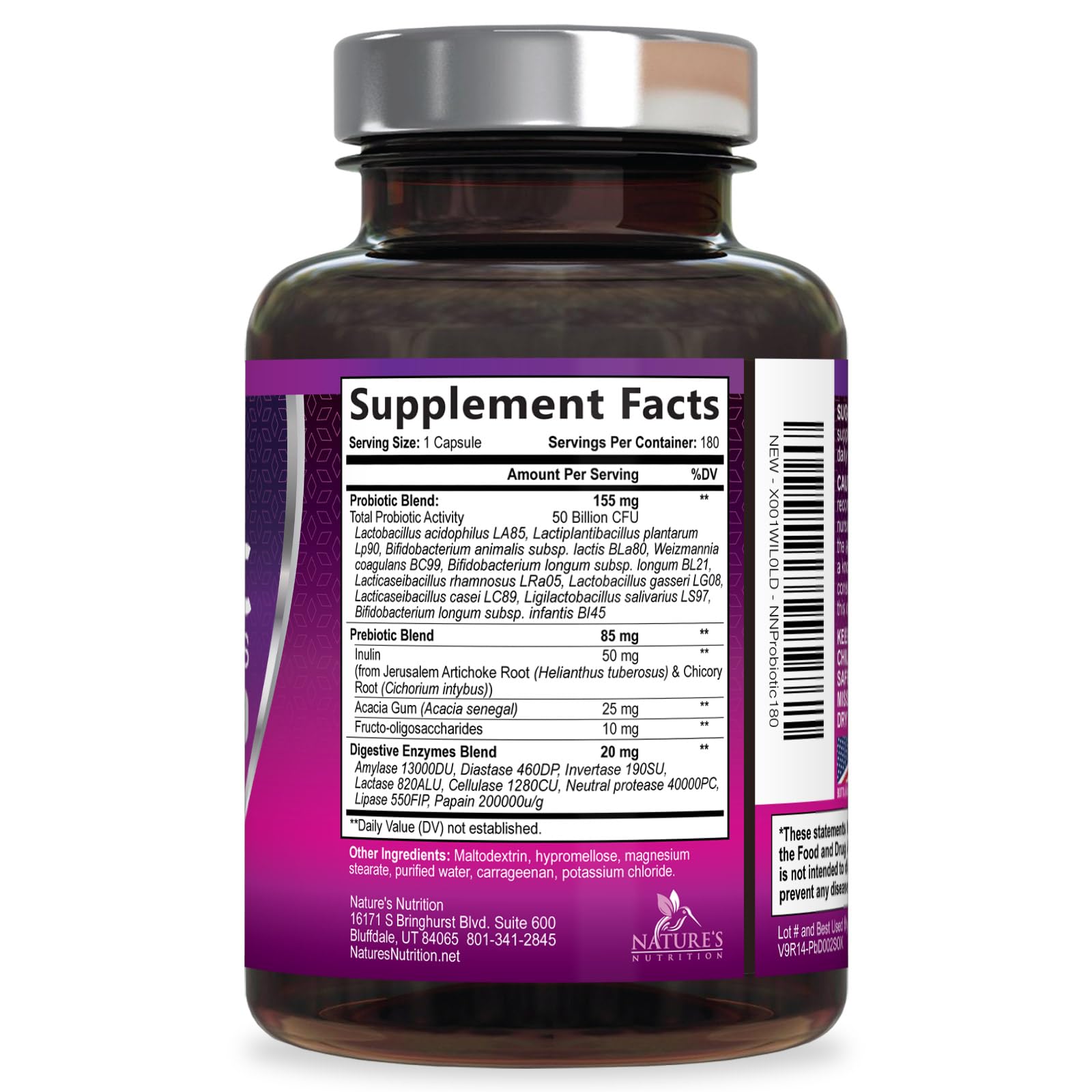Nature's Nutrition producto y envase en ambiente hogareño saludable