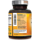 Nature's Nutrition sello cGMP en etiqueta mostrando control de calidad