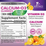 Nature's Nutrition etiqueta trasera con instrucciones y sello de calidad