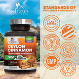 Nature's Nutrition cápsula en mano muestra tamaño práctico