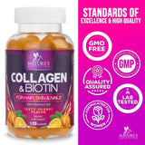 Nature's Nutrition etiqueta con información nutricional y beneficios claros