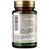 Nature's Nutrition cápsula junto a moneda para comparar tamaño real