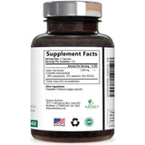Nature's Nutrition comparación de tamaño y dosis por porción