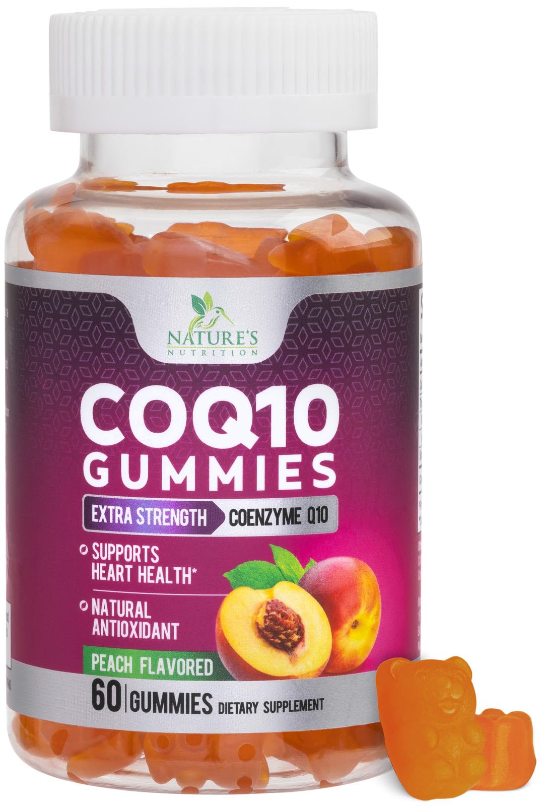 Nature's Nutrition frontal del envase mostrando marca y beneficios claramente