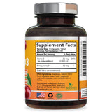 Nature's Nutrition etiqueta nutricional con dosis clara y beneficios