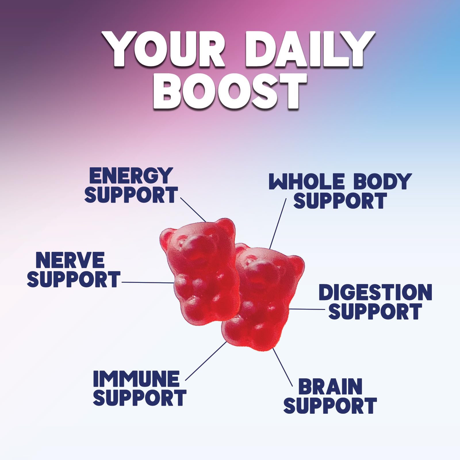 Nature's Nutrition gominolas en bol antes de sesión de ejercicio para energía rápida