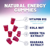Nature's Nutrition gominolas junto a moneda para comparar tamaño y portabilidad