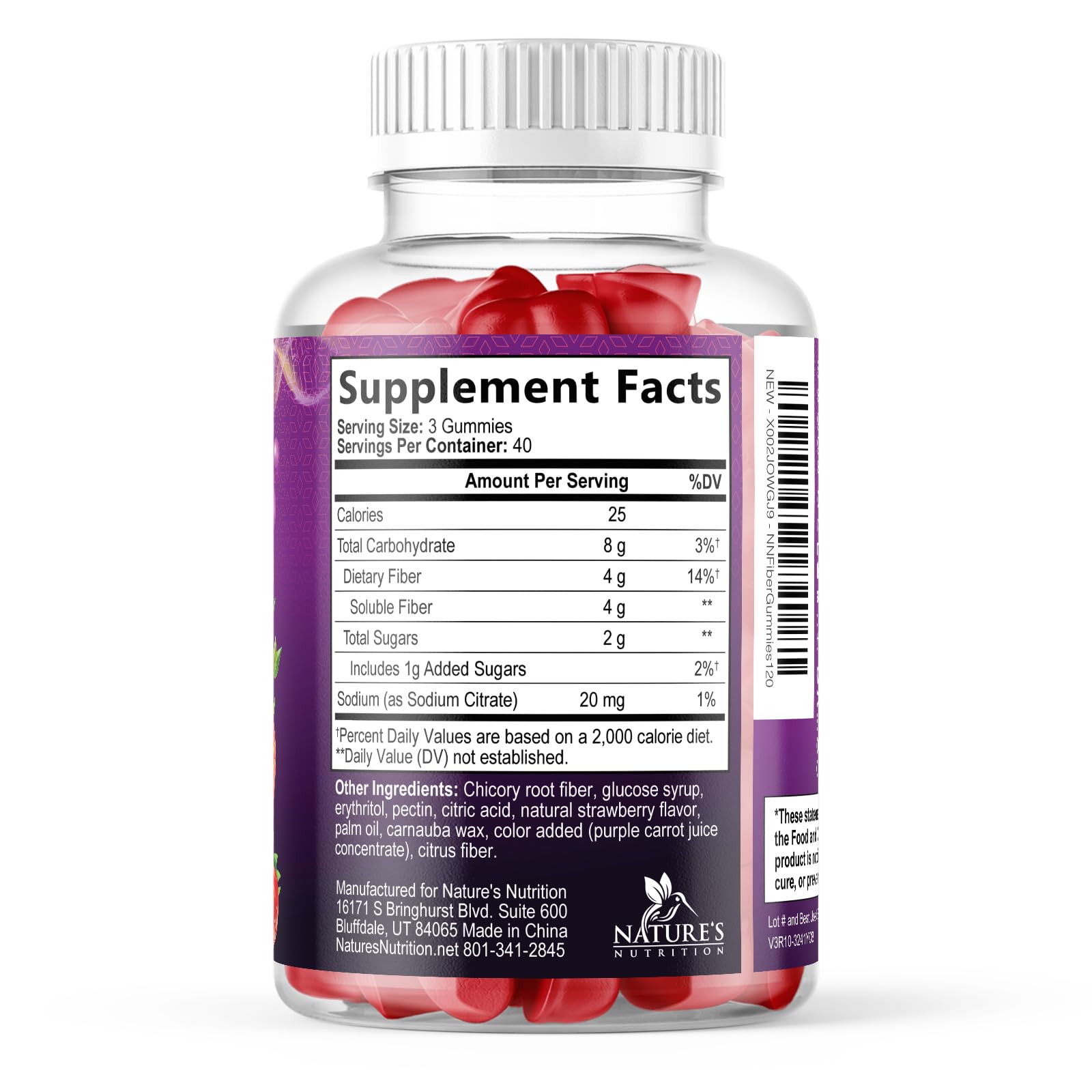 Nature's Nutrition gominolas en ambiente cotidiano para uso regular