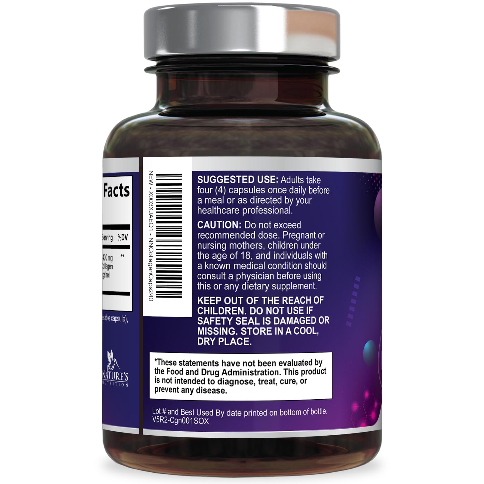 Nature's Nutrition producto en baño dentro de rutina de belleza matutina
