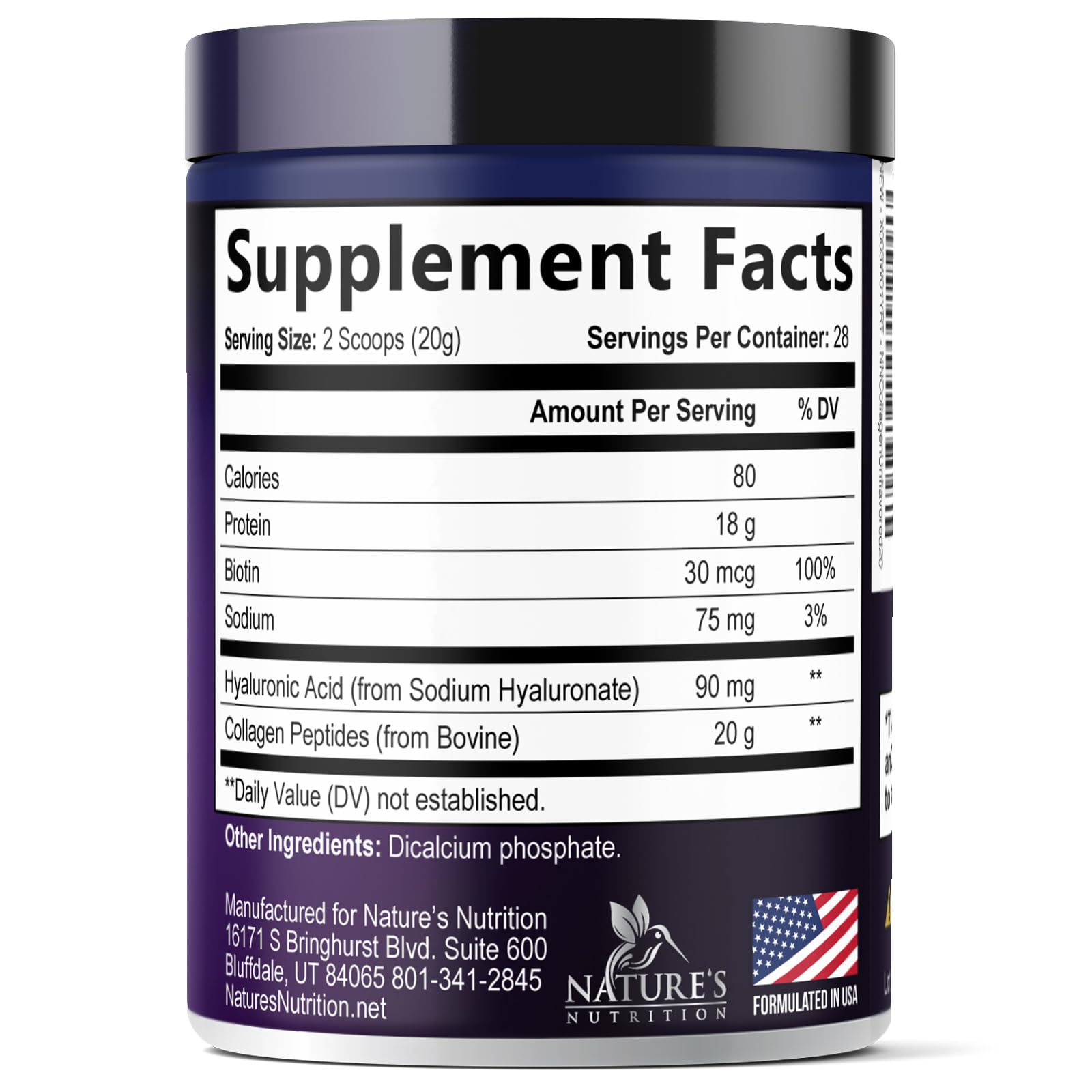 Nature's Nutrition producto en desayuno para integrar en estilo de vida