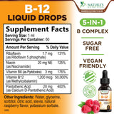 Nature's Nutrition etiqueta con dosis y nombre claro de ingredientes