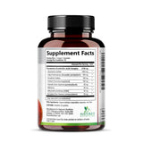 Nature's Nutrition etiqueta nutricional legible para verificar dosis e ingredientes