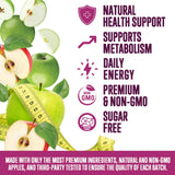 Nature's Nutrition etiqueta nutricional en primer plano, información clara