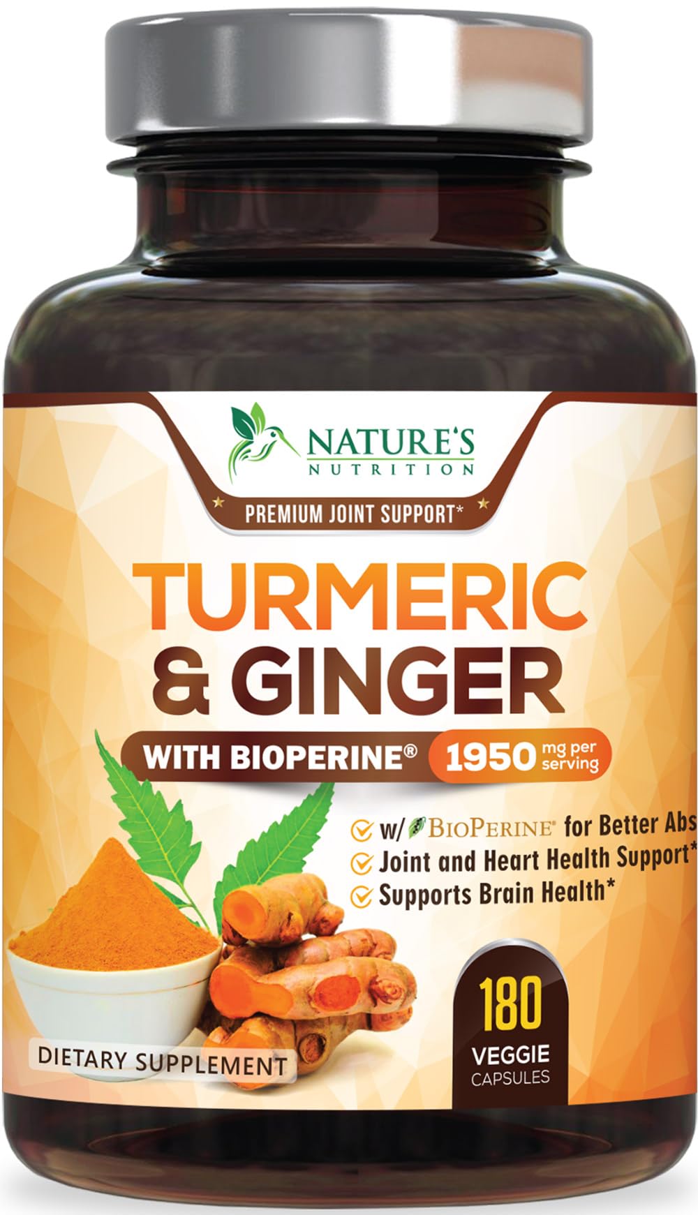 Nature's Nutrition frente del envase mostrando marca y beneficio de absorción