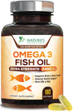 Nature's Nutrition envase frontal omega-3, claridad de concentración