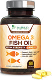 Nature's Nutrition envase frontal de Omega 3 mostrando información y tamaño