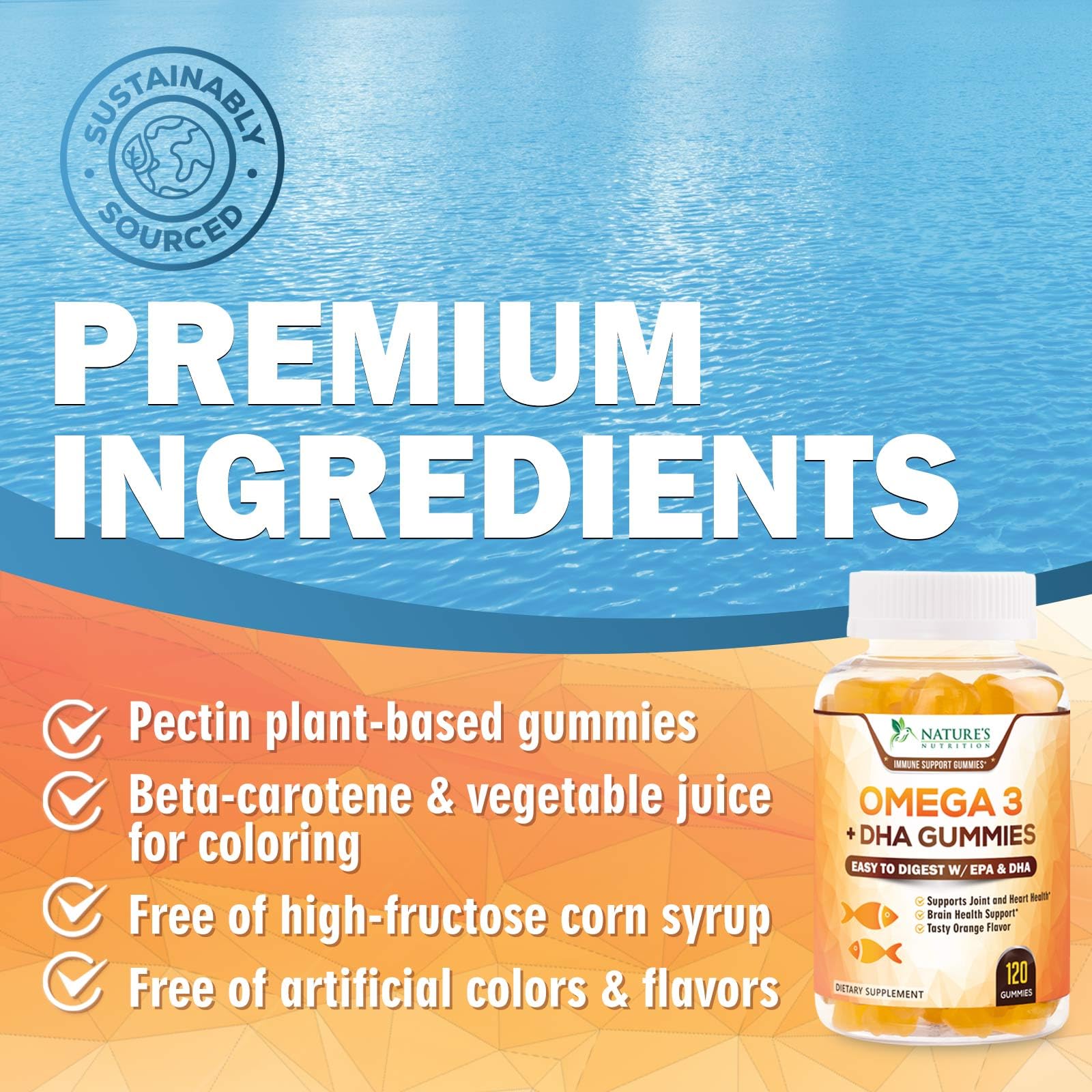 Nature's Nutrition gominolas junto a desayuno para mostrar uso en rutina diaria